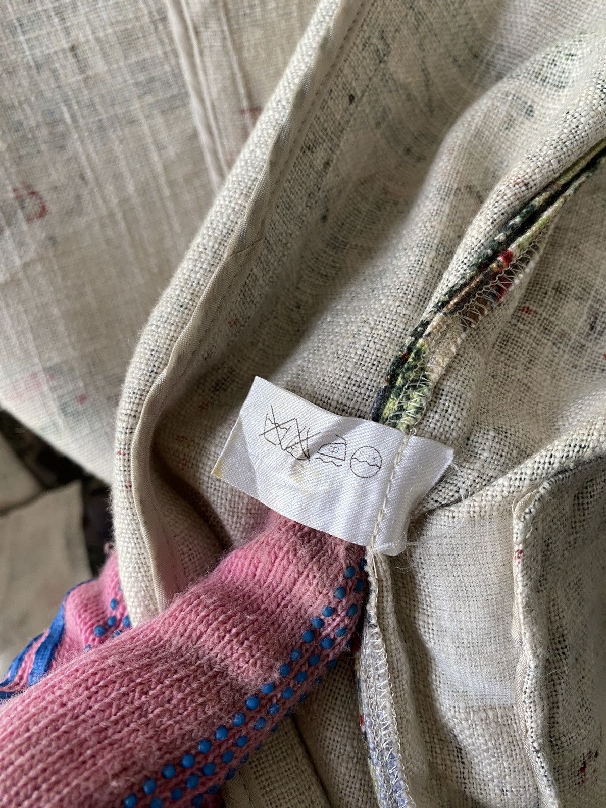 Japanese Brand 1980s - Vintage Az-Robe Classic Environment Motif Overprint Size US L / EU 52-54 / 3 - 15 Thumbnail