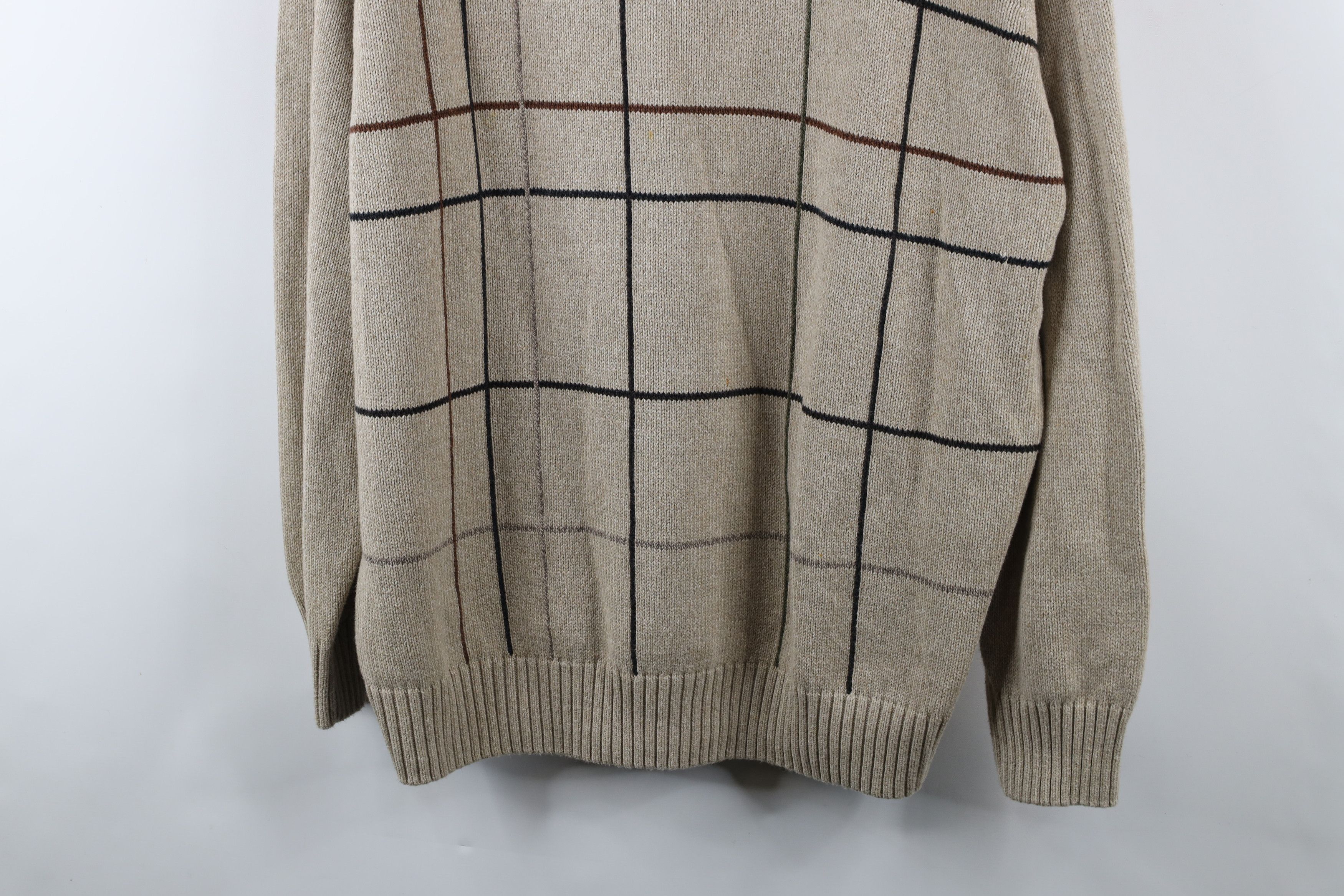Vintage Vintage 90s Streetwear Striped Knit Crewneck Sweater Size US XXL / EU 58 / 5 - 3 Thumbnail
