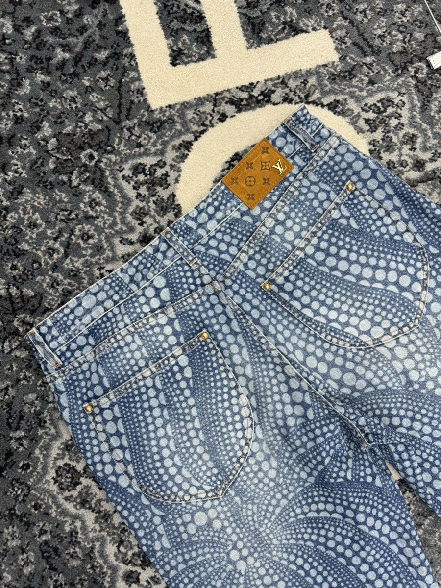 Louis Vuitton Louis vuitton YK all over dots Jeans Size US 36 / EU 52 - 5 Thumbnail