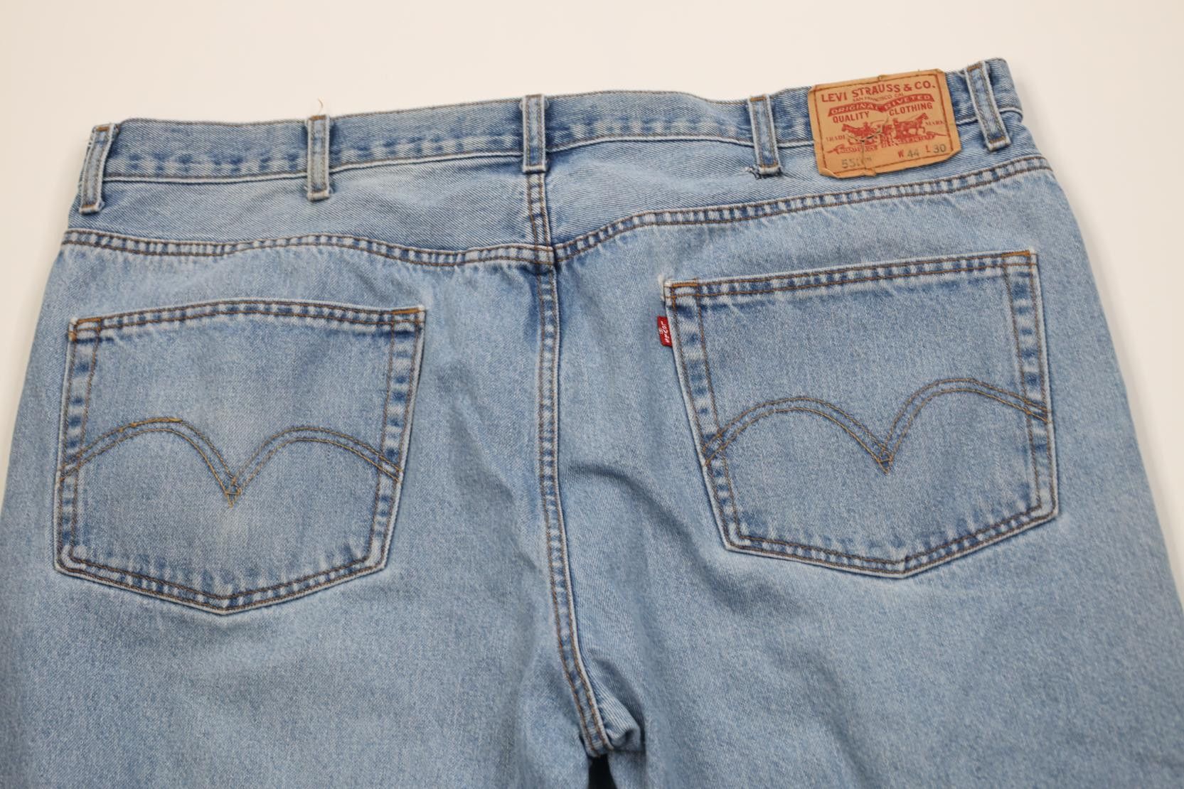 Levi's Vintage Y2K 2004 Levis 550 Relaxed Fit Denim Jeans Blue Size US 44 / EU 60 - 13 Thumbnail