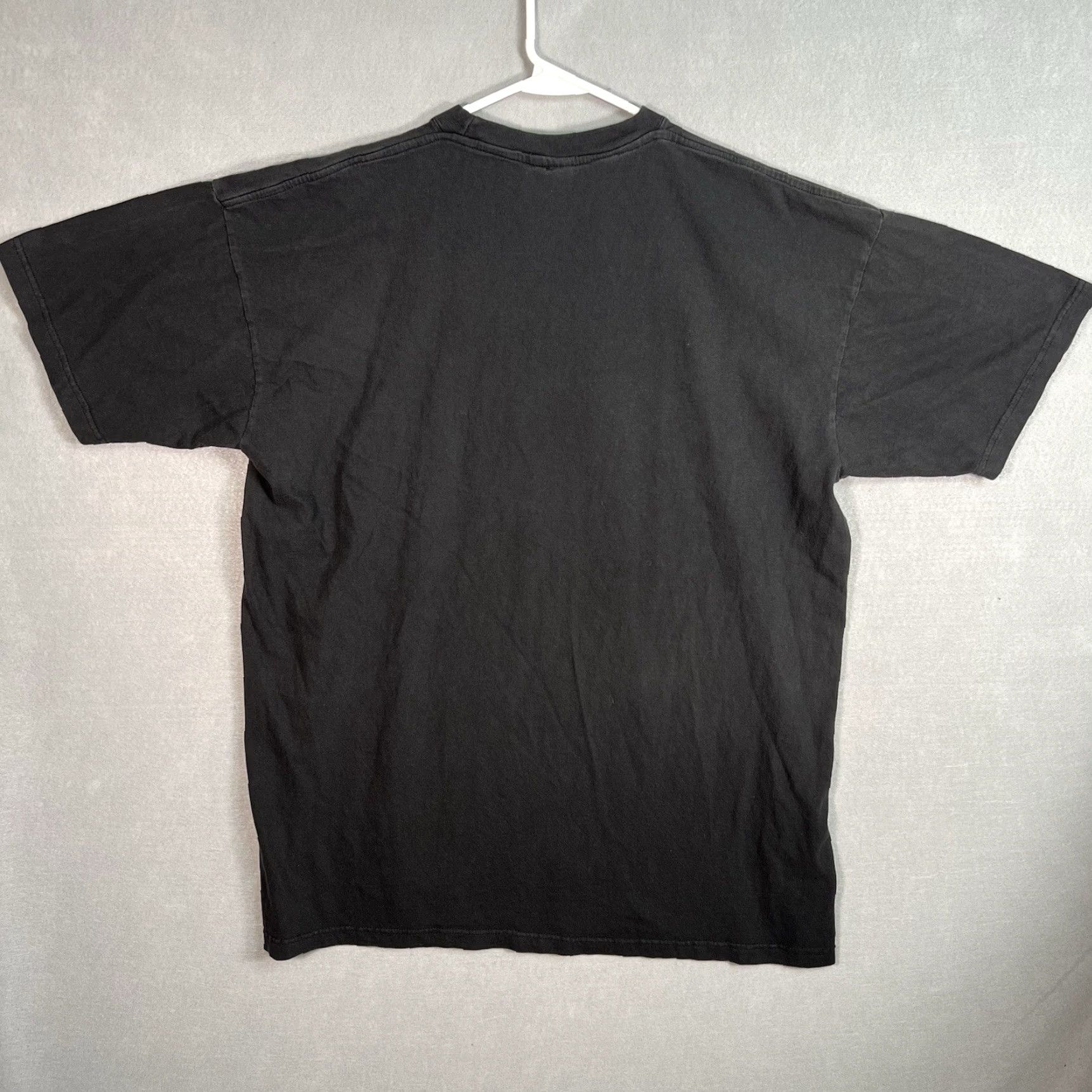 Vintage VINTAGE 1990s Warning Messing With Bikers Dangerous To Health T Shirt Men 4XL Black Graphic Tee Size US XXL / EU 58 / 5 - 7 Thumbnail