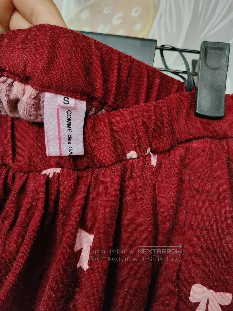 Comme des Garcons Comme des Garcons size S Red Petal Triple Layer Skirt Size 22" - 5 Thumbnail