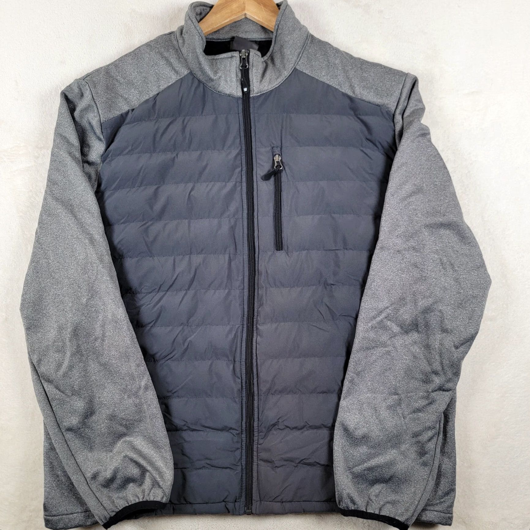 Vintage 32 Degrees Heat Mens Jacket XL Black Zipper Cloudfill Insulation Size US XL / EU 56 / 4 - 2 Thumbnail