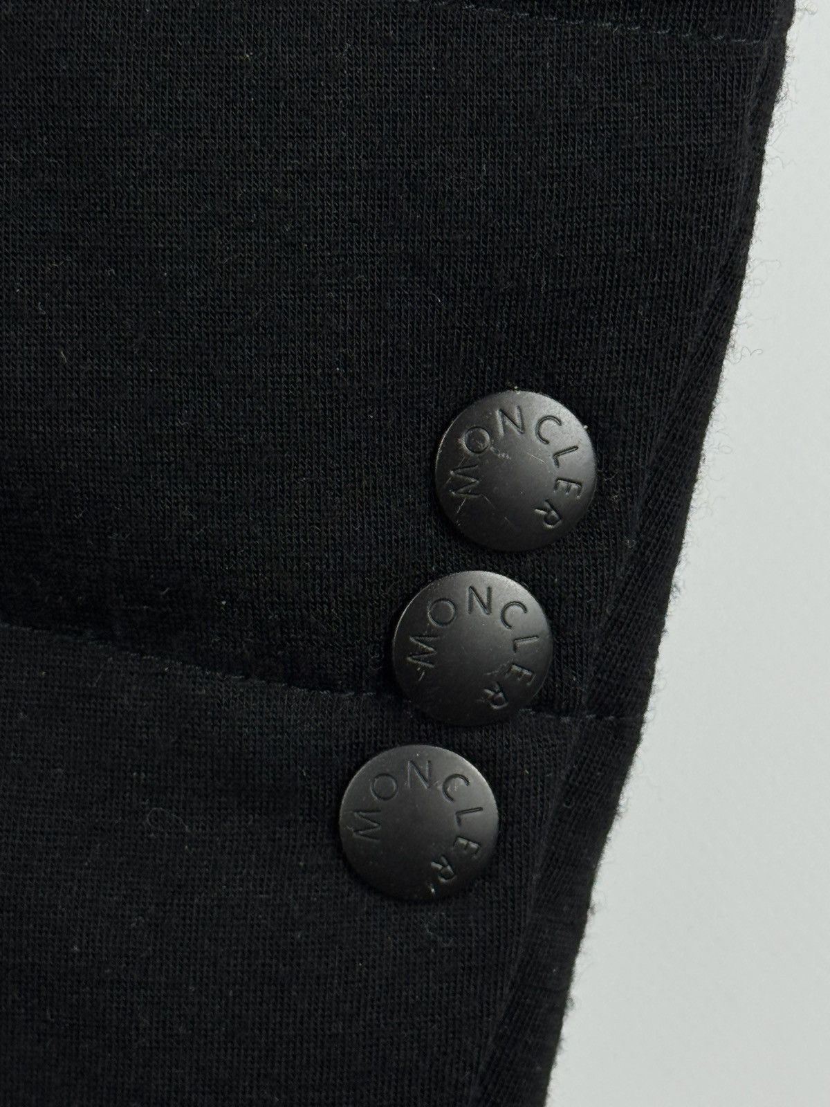 Moncler Moncler DIND Black Down Quilted Wool Cashmere Blazer Jacket Size US XL / EU 56 / 4 - 8 Thumbnail