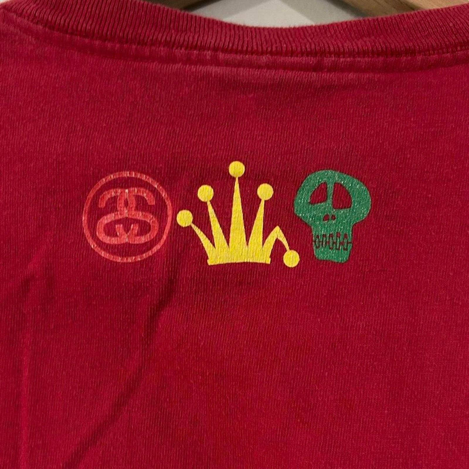 Stussy Y2K Stussy Tribal Rasta Tee Shirt Size US M / EU 48-50 / 2 - 4 Thumbnail