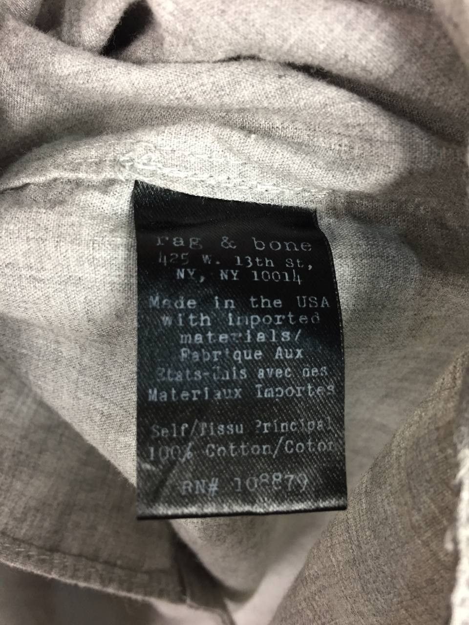 Rag & Bone Rag & Bone New York Hidden Placket Long Sleeve Shirt Size US S / EU 44-46 / 1 - 10 Thumbnail