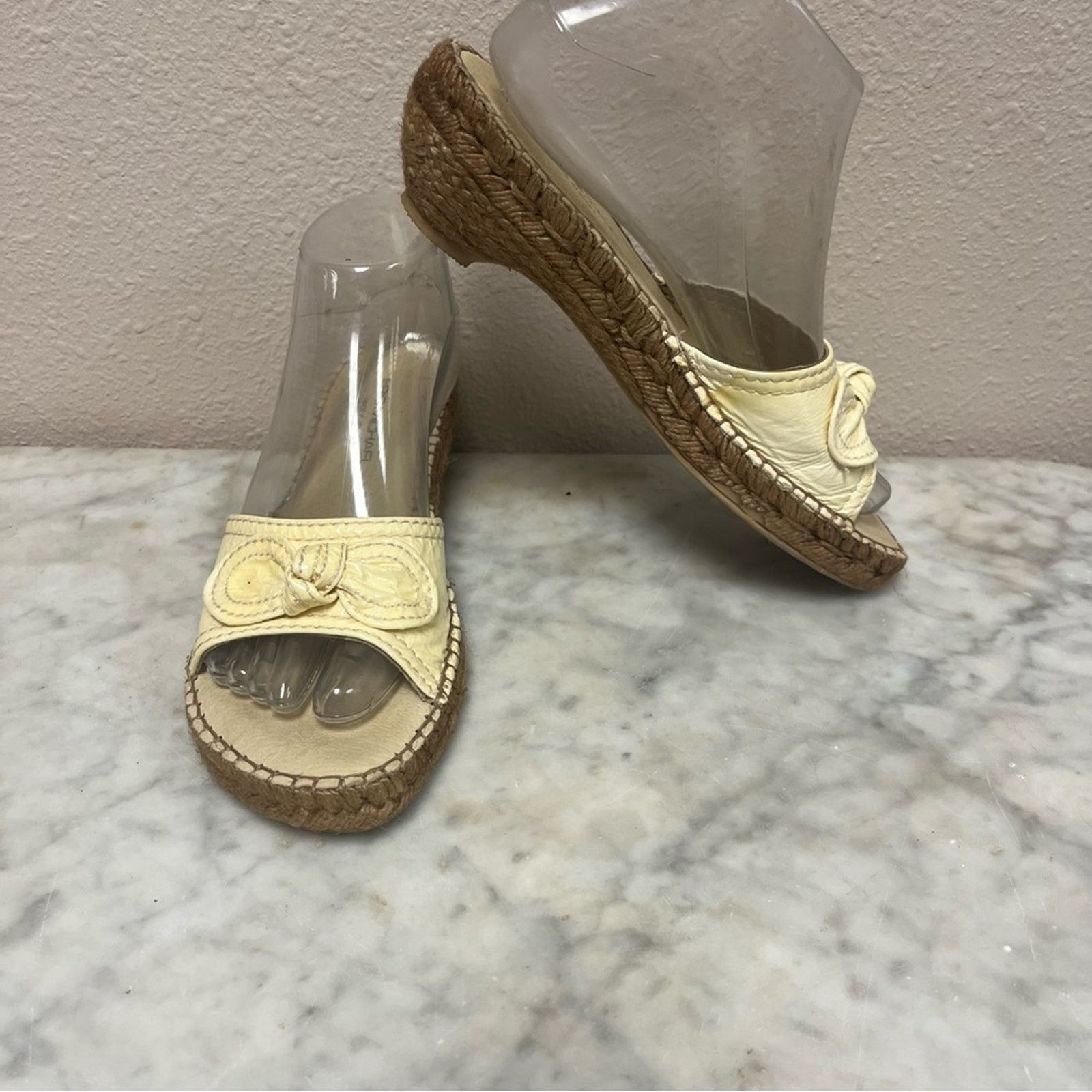 Other Eric Michael patent leather wedge slide size 38 / 7.5 - 8 Size US 7.5 / IT 37.5 - 6 Thumbnail