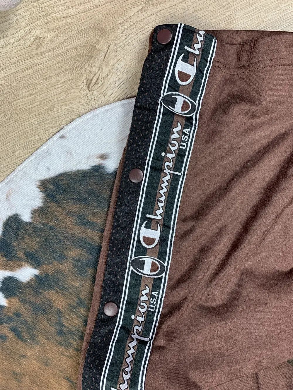 Champion × Vintage VINTAGE CHAMPION SWEATPANTS TRACKPANTS POPPER PANTS JOGGERS Size US 28 / EU 44 - 4 Thumbnail