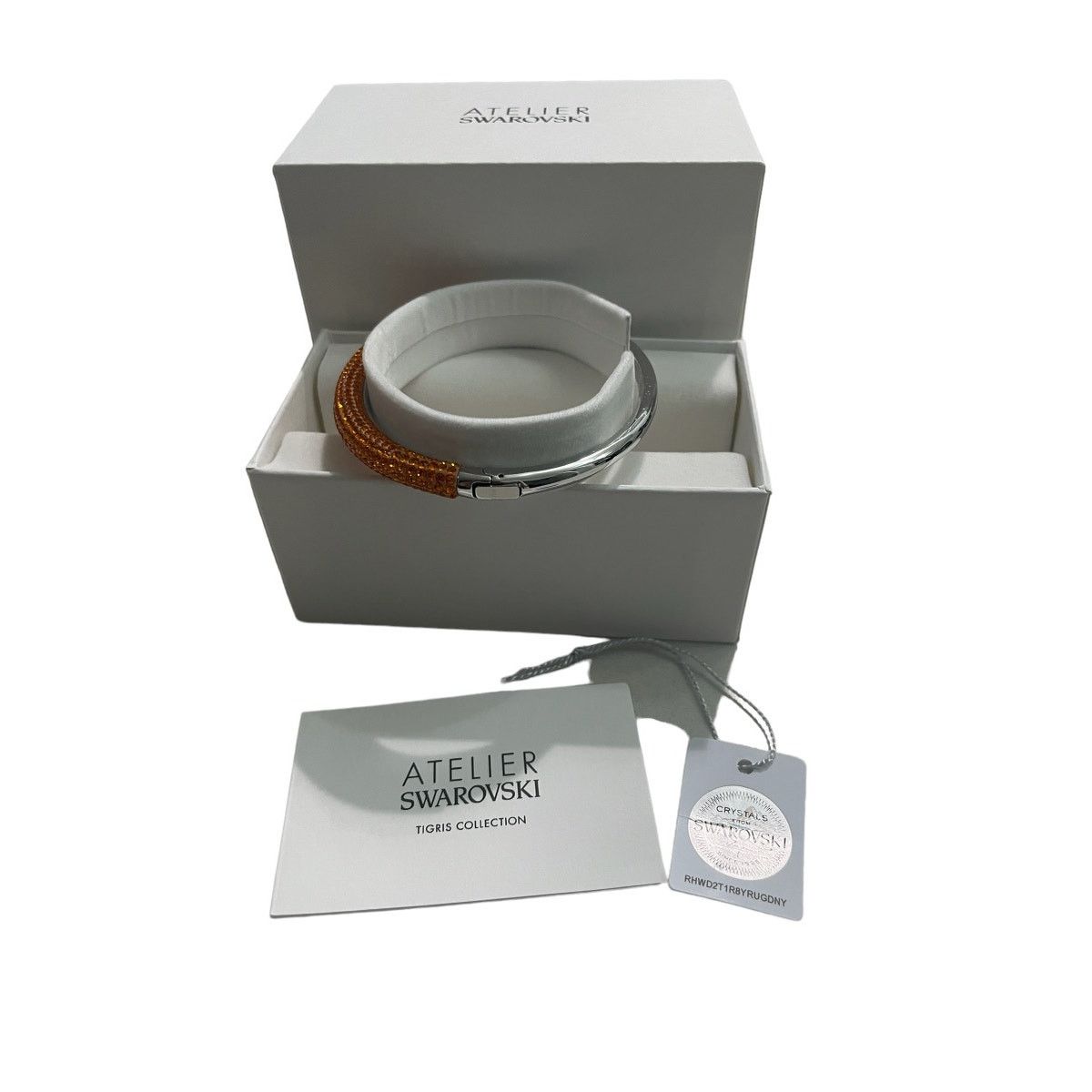 Swarovski Swarovski atelier Tigris bangle Orange L Bracelet Size ONE SIZE - 4 Thumbnail
