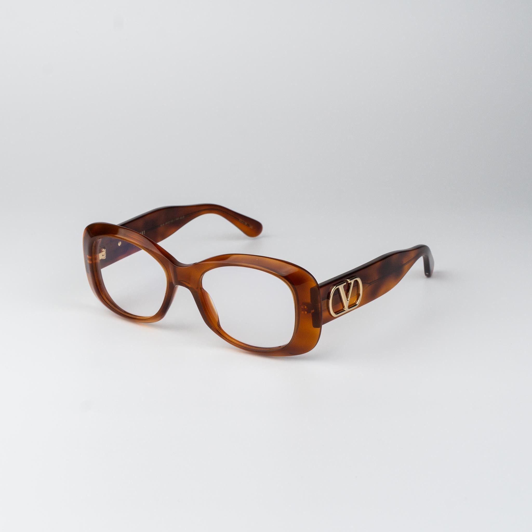 Valentino Valentino Women Eyeglasses Havana Rectangle VLX-181 C Size ONE SIZE - 1 Thumbnail