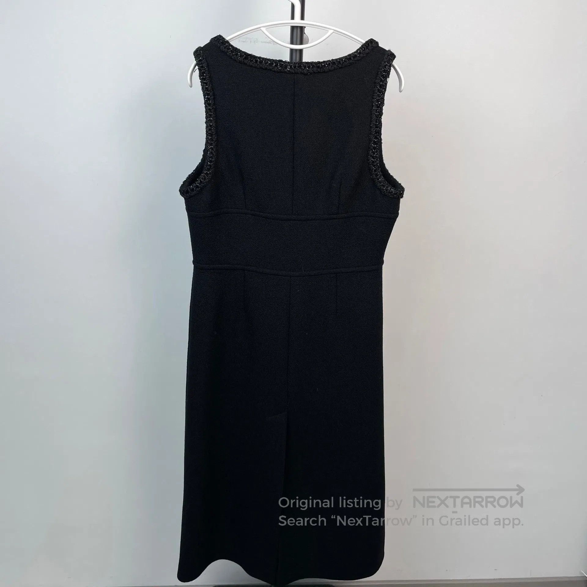 Chanel Chanel Black Button Weaving Dress| Size M / US 6-8 / IT 42-44 - 2 Thumbnail