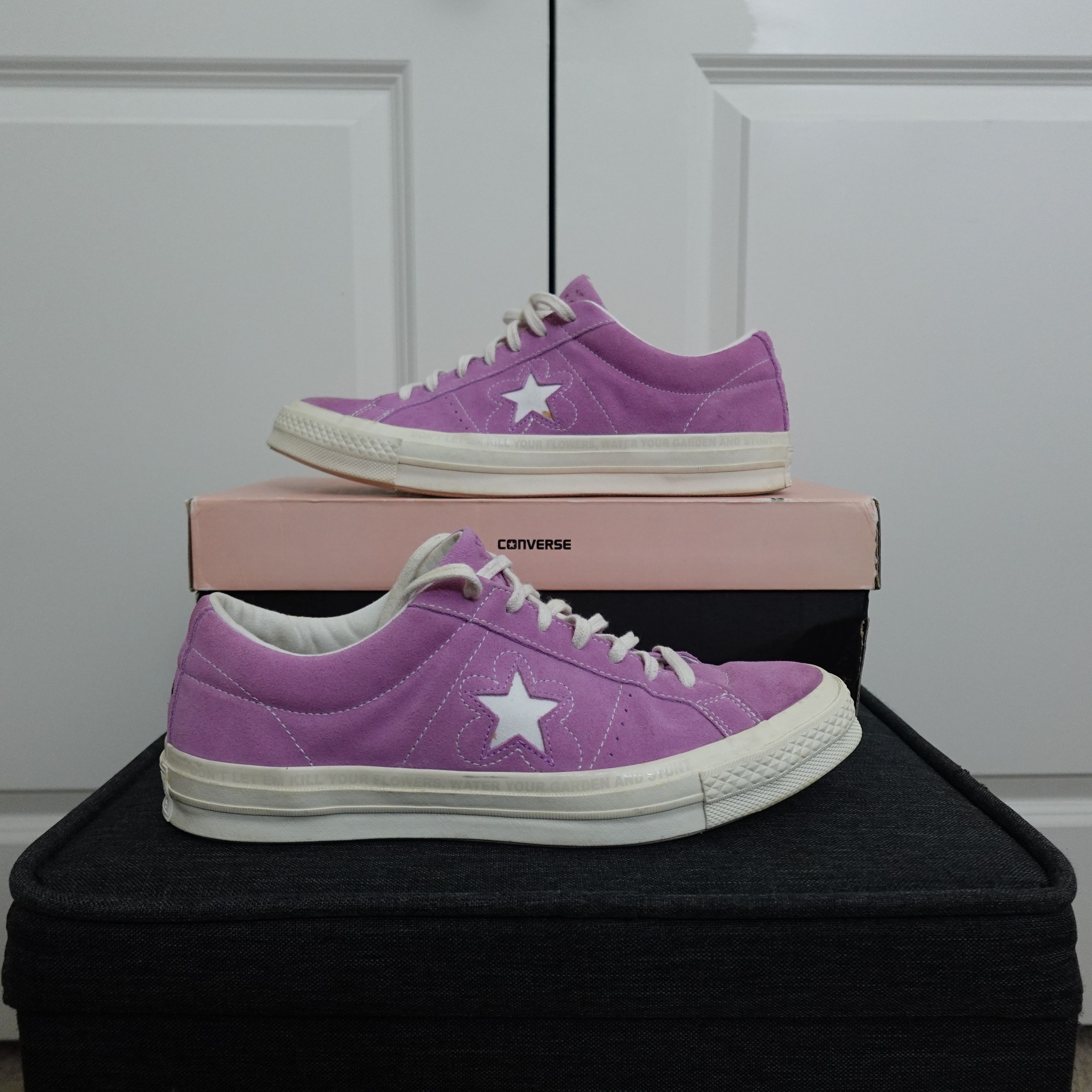 Converse one star fuchsia glow best sale