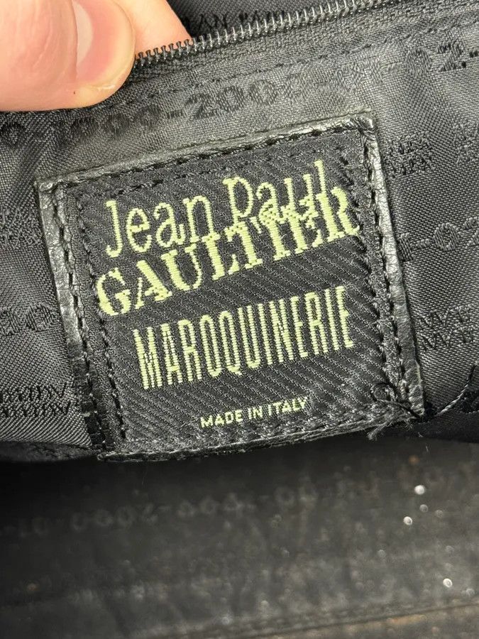Jean Paul Gaultier 2000s Jean Paul Gaultier Black Handle Leather Bag Size ONE SIZE - 11 Thumbnail