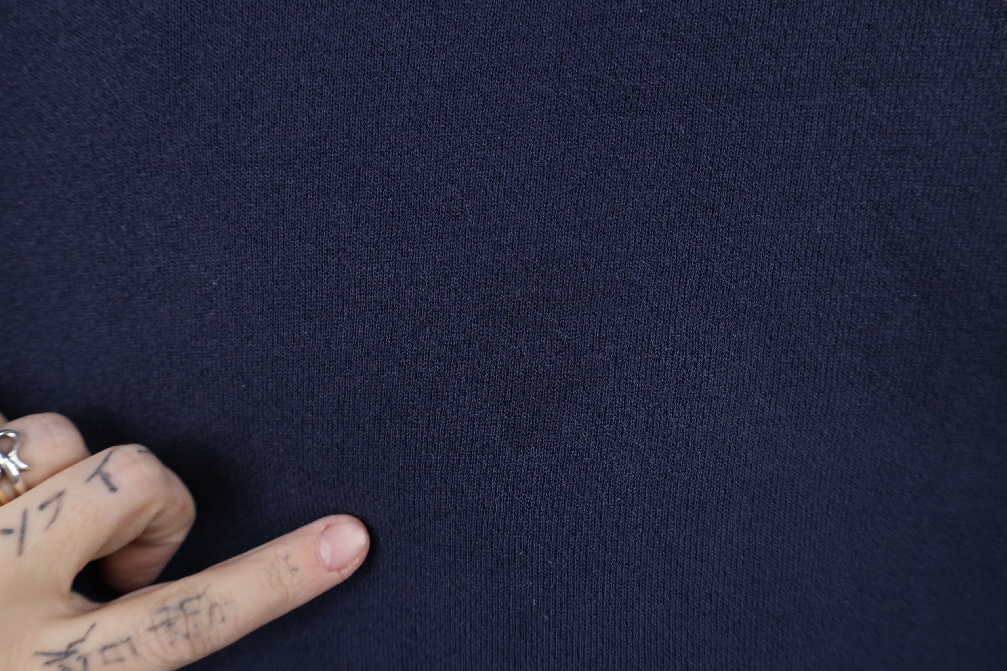 Vintage Vintage 90s Streetwear Blank Crewneck Sweatshirt Blue USA Size US XXL / EU 58 / 5 - 5 Thumbnail