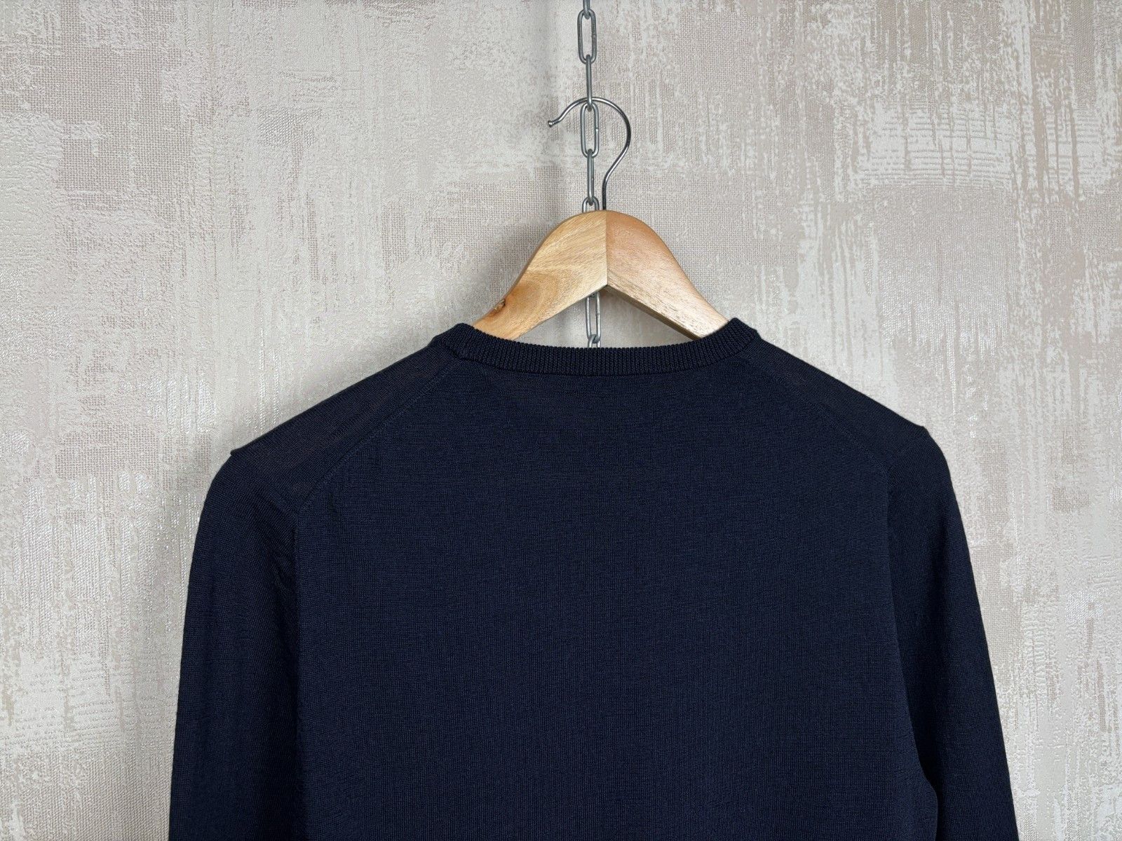Suitsupply SuitSupply Merino Wool Crew Neck Dark Navy Size US M / EU 48-50 / 2 - 9 Thumbnail