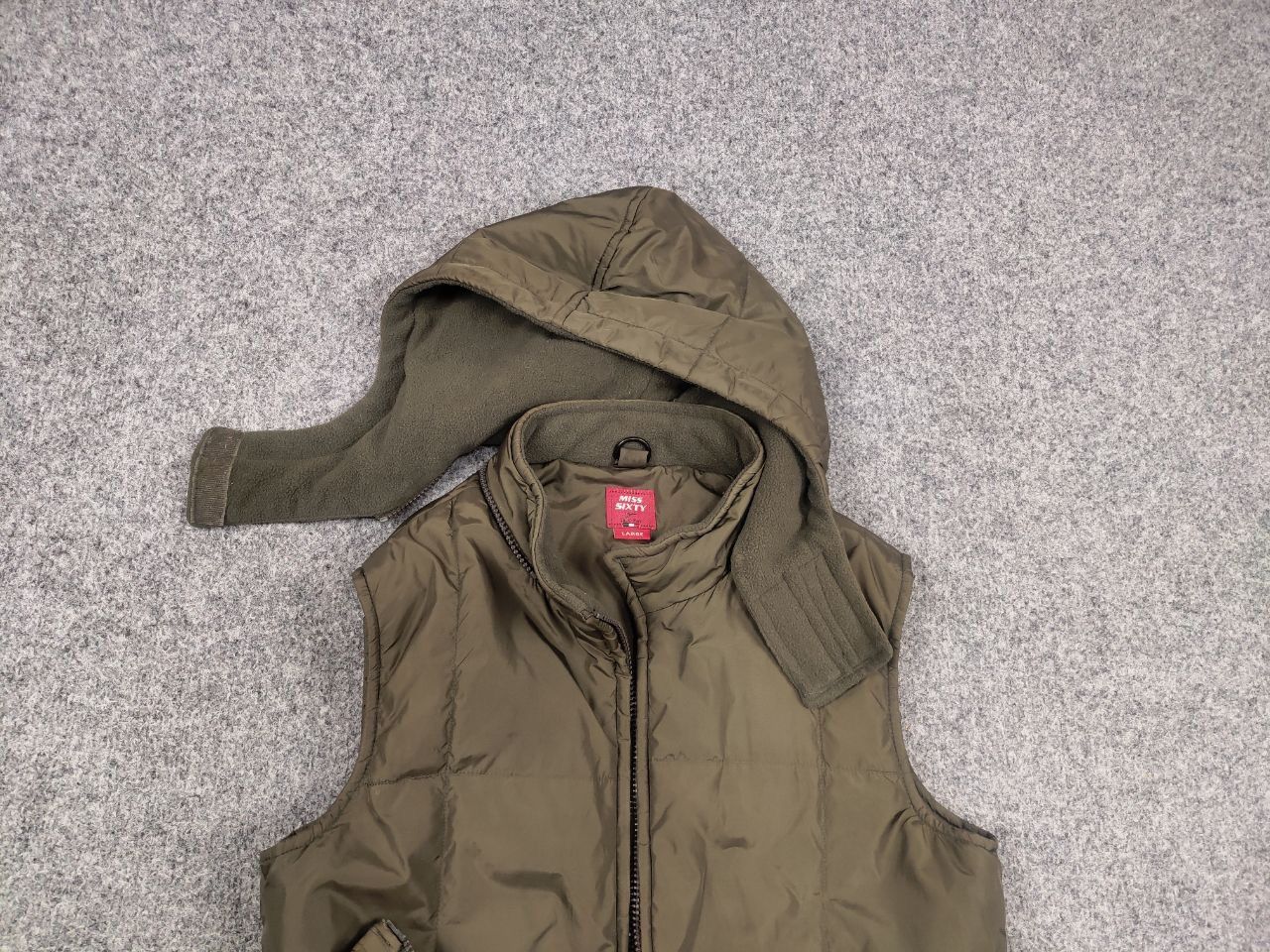 Miss Sixty Vintage Miss Sixty Y2K vest Zip up pocket hooded jacket Size L / US 10 / IT 46 - 4 Thumbnail