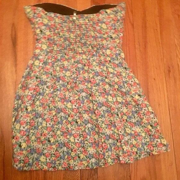MINKPINK MinkPink floral strapless zipper mini dress Size M / US 6-8 / IT 42-44 - 6 Thumbnail