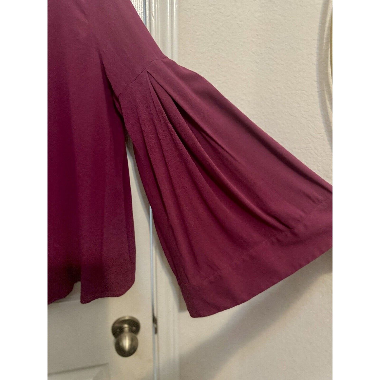 Anthropologie Anthropologie Ro & De Flare Bell Trumpet Sleeve Blouse - S Size S / US 4 / IT 40 - 3 Thumbnail