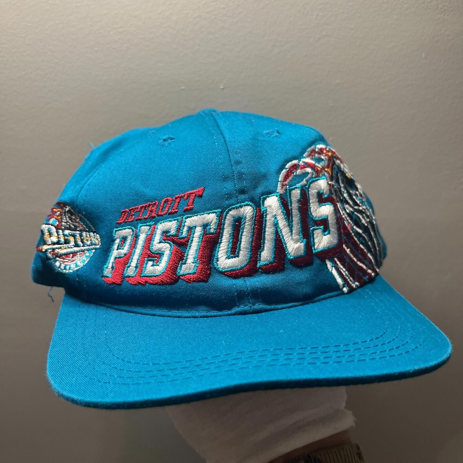 Sports Specialties Vintage Sports Specialties Detroit Pistons Snapback Hat 90s Size ONE SIZE - 1 Thumbnail