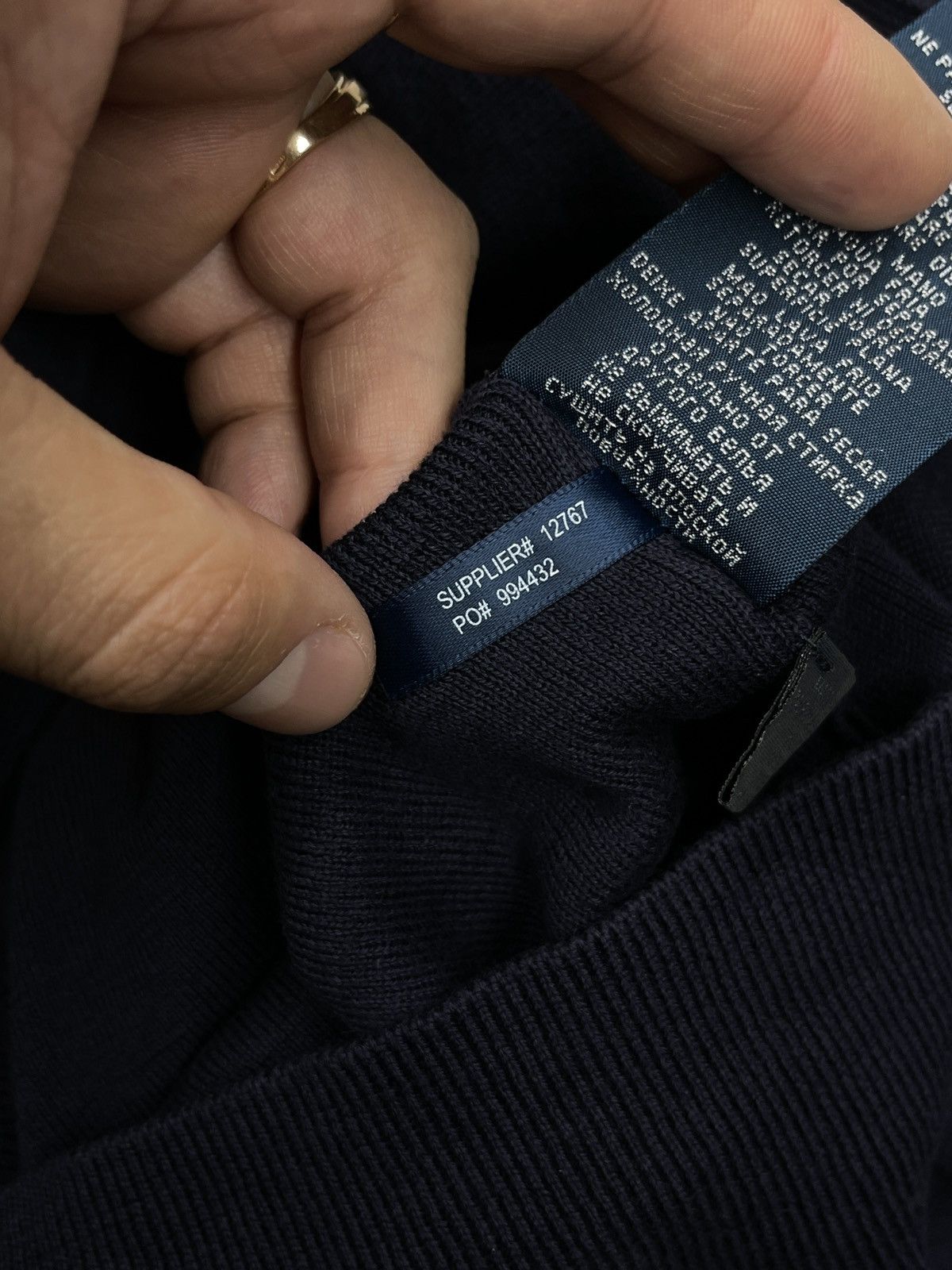 Polo Ralph Lauren Vintage Polo Ralph Lauren Baggy Cardigan Navy Y2K Rugby Size US XL / EU 56 / 4 - 9 Thumbnail
