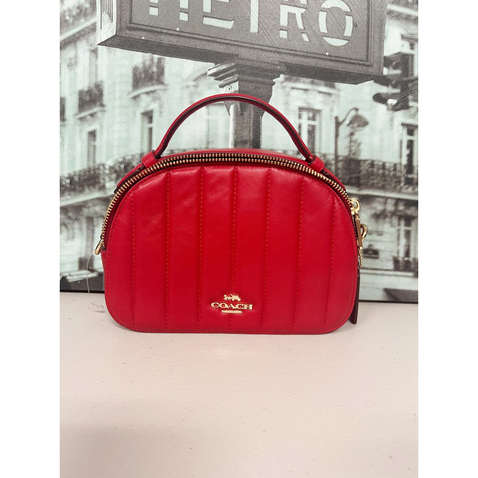Coach Coach C7259 Serena Satchel With Linear Quilting Size ONE SIZE - 1 Thumbnail