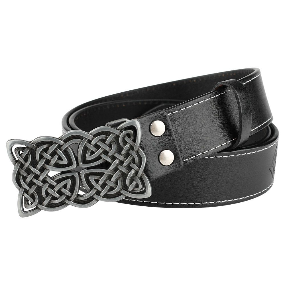 Designer Vibe Vintage Belt Riveted Belts Menswear Accessories Size ONE SIZE - 4 Thumbnail