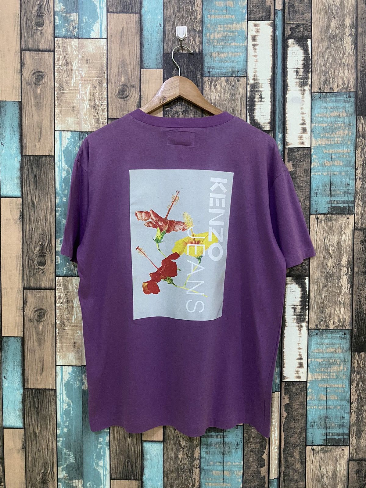 Designer × Kenzo × Vintage Vintage Kenzo Big Logo T Shirt Size US M / EU 48-50 / 2 - 1 Thumbnail