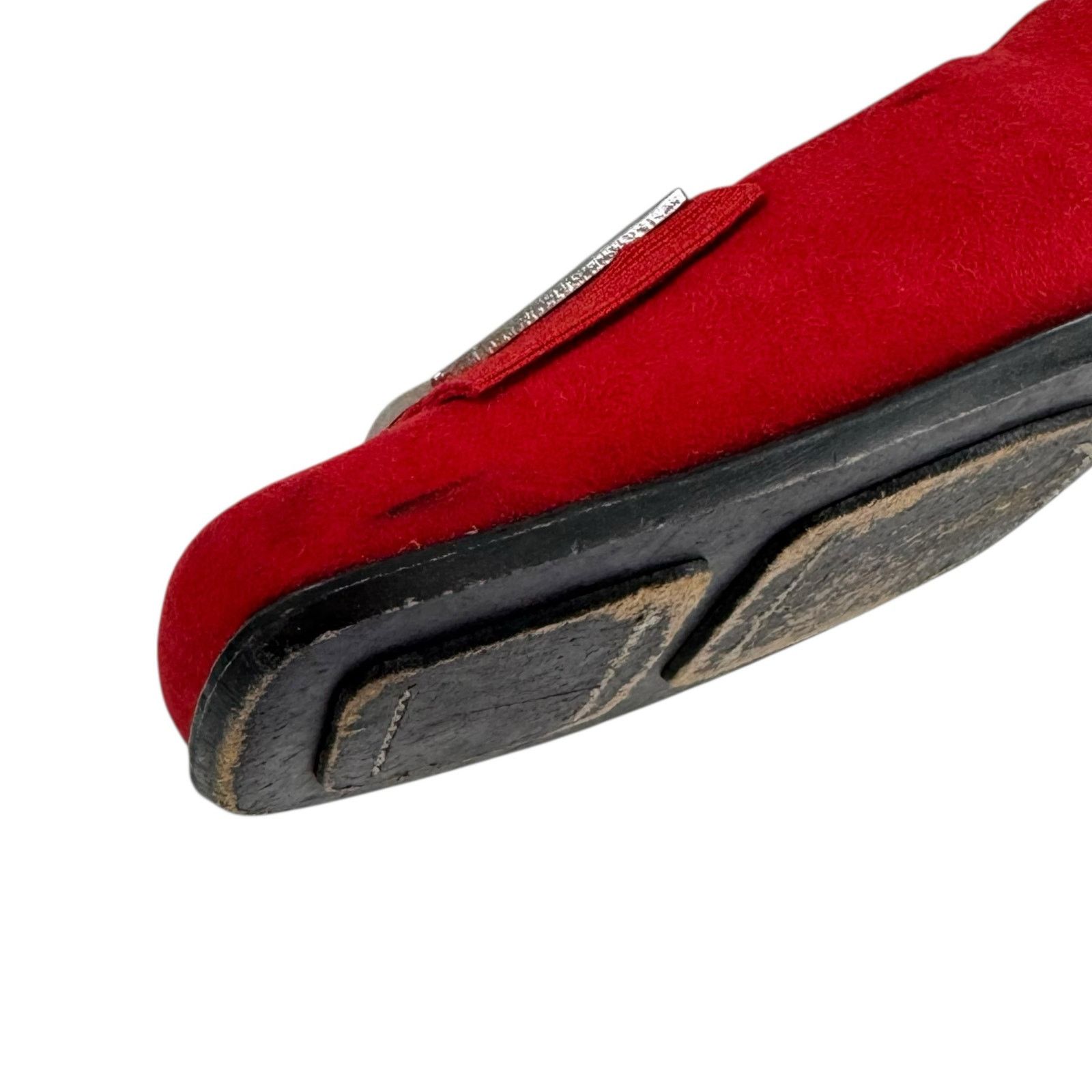 Fendi Fendi Vintage Red Suede Heels Size US 7.5 / IT 37.5 - 11 Thumbnail