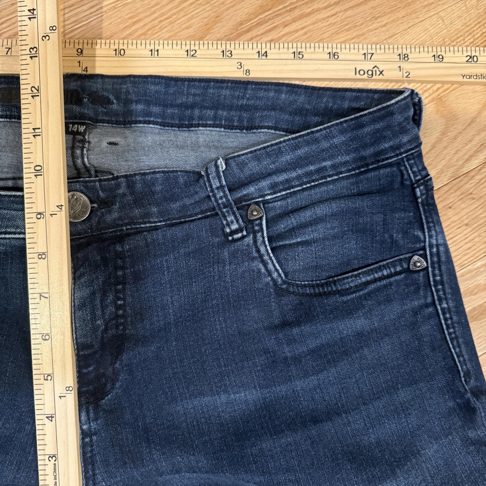 Other KUT Diana Skinny Jeans Dark Blue Stretch Denim – Women's 14W Size 36" / US 14 / IT 50 - 3 Thumbnail