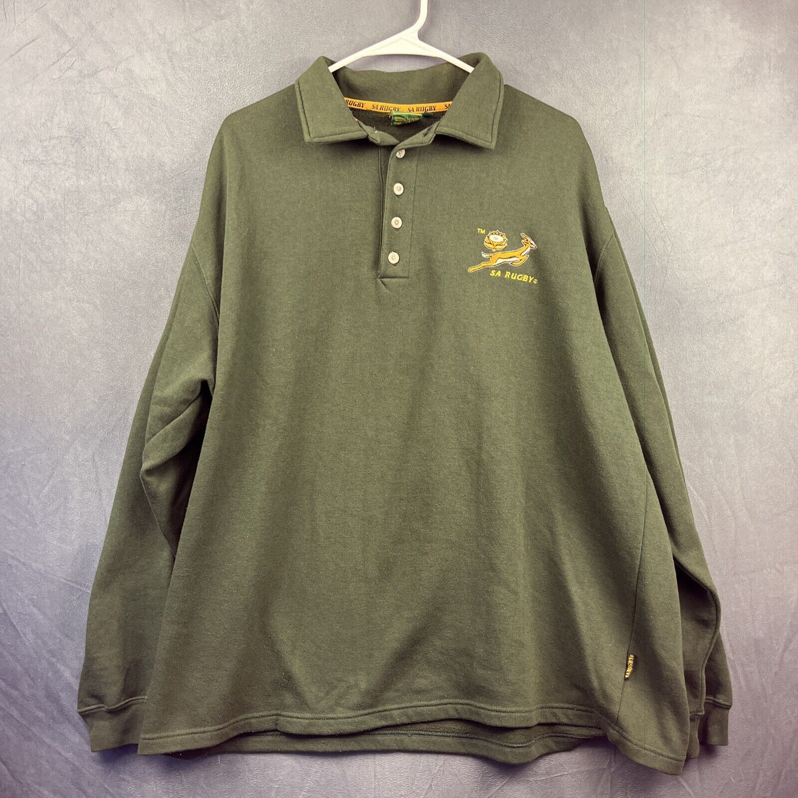 Vintage South African Rugby Pullover Sweatshirt Men Large Gazelle Size US L / EU 52-54 / 3 - 1 Thumbnail