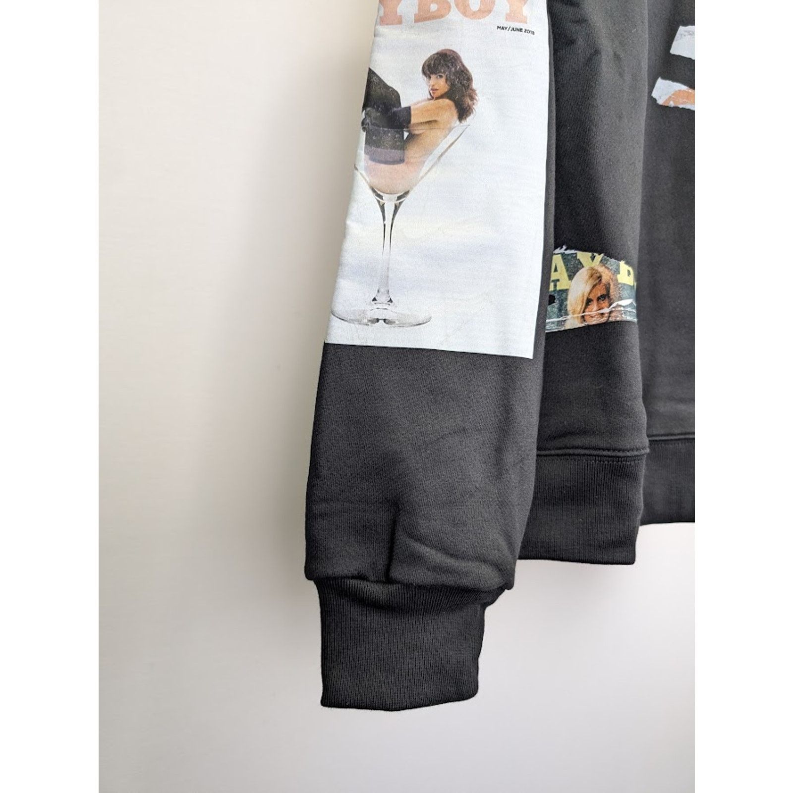Amiri o1rshd1 Q:2 / Playboy Magazine Crewneck Sweater in Black Size US L / EU 52-54 / 3 - 13 Thumbnail