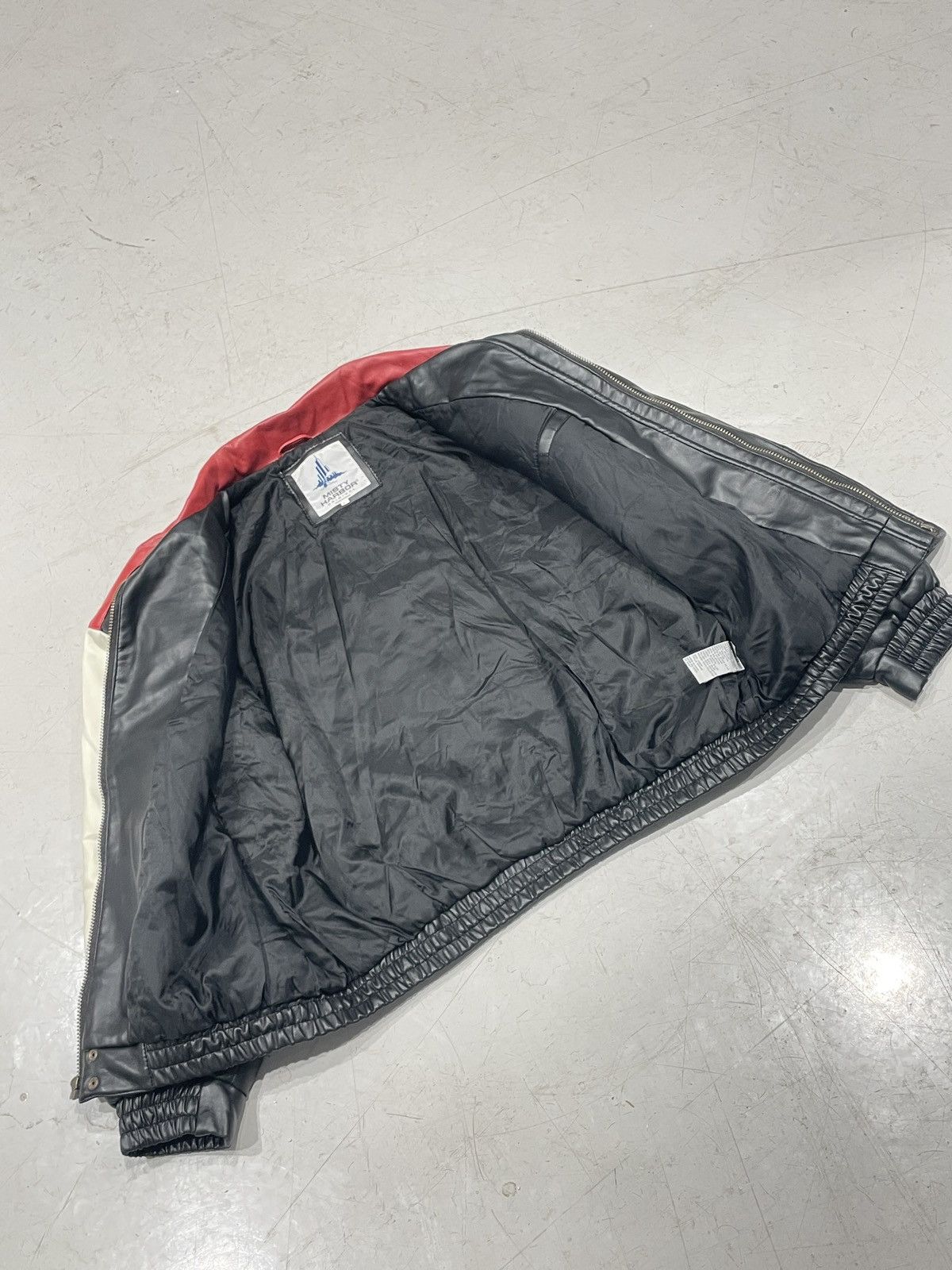 Danier 90s American Leather Varsity Jacket Size US L / EU 52-54 / 3 - 5 Thumbnail