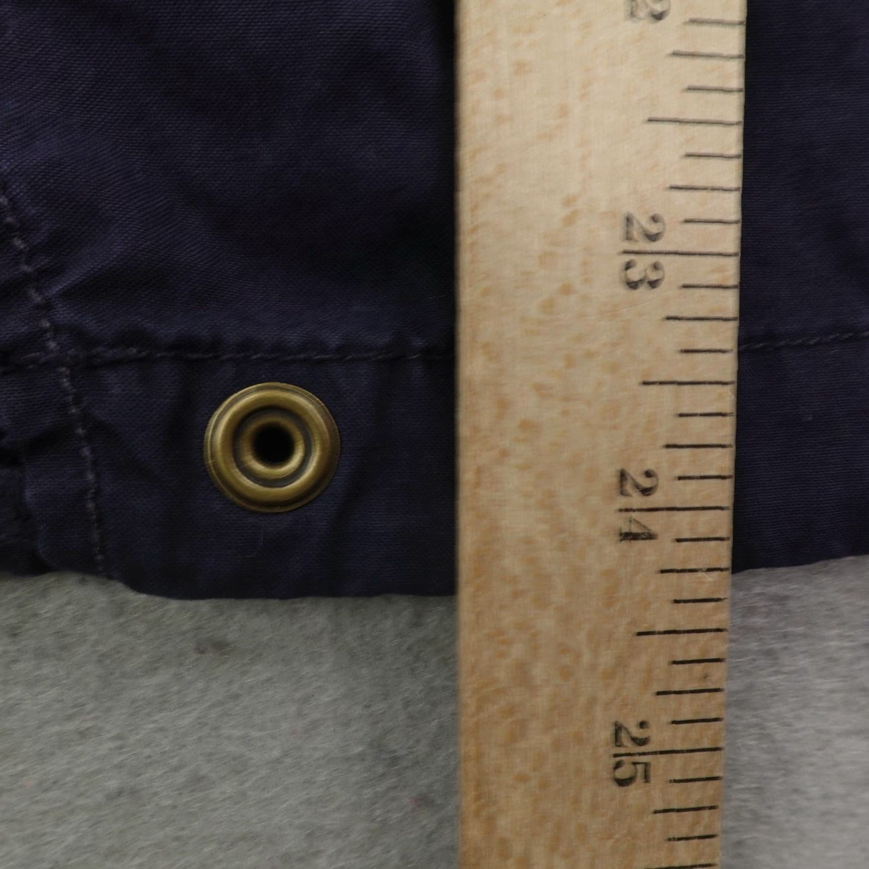 J.Crew J.CREW Coat Parka Womens Small Navy Blue Chino Field Military Jacket/Coat Short Twill Zip Hooded Regular Fit Pockets Elastic Waist Size S / US 4 / IT 40 - 7 Thumbnail
