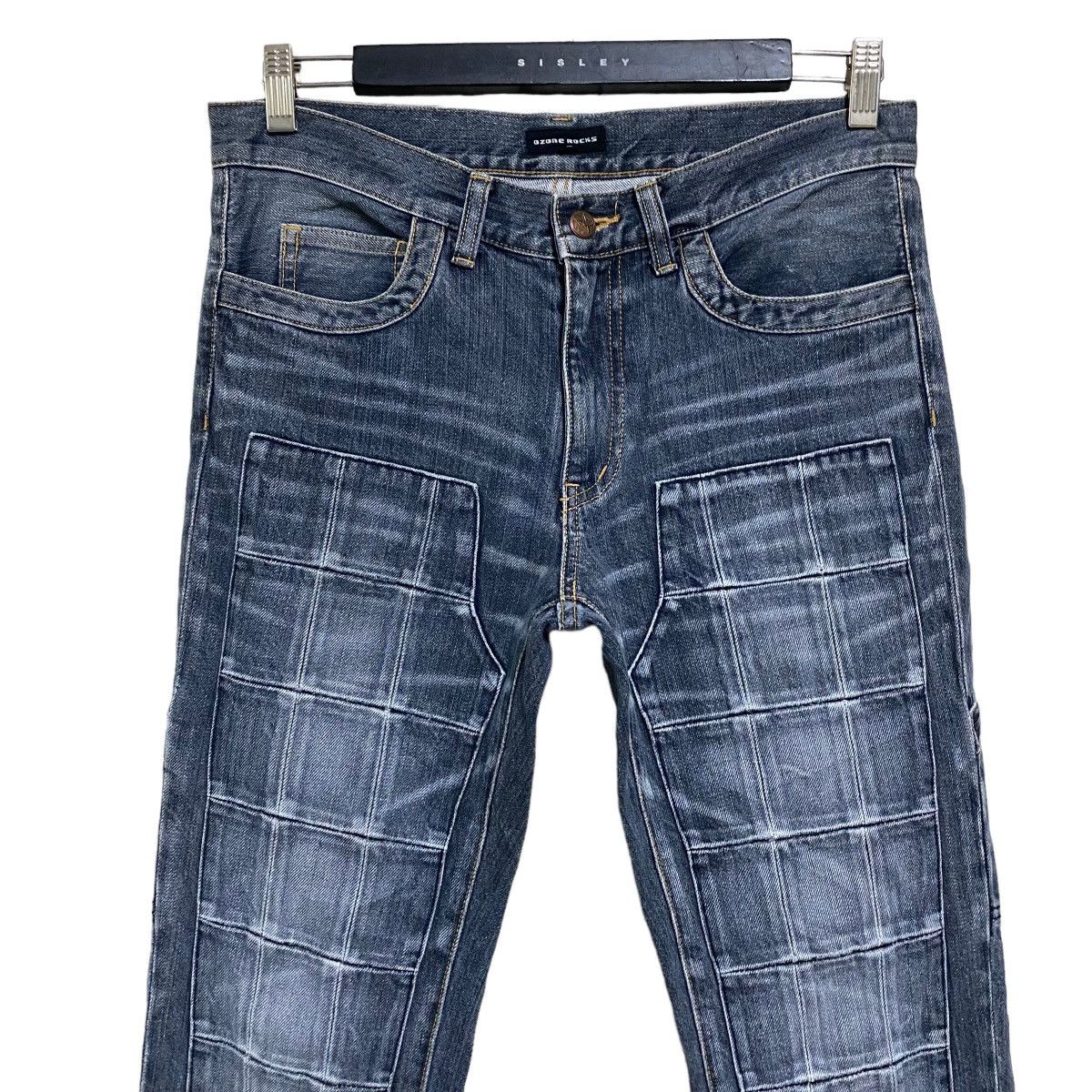 Hysteric Glamour OZONE ROCKS Denim Double Knee Carpenter Pants Size US 31 - 3 Thumbnail