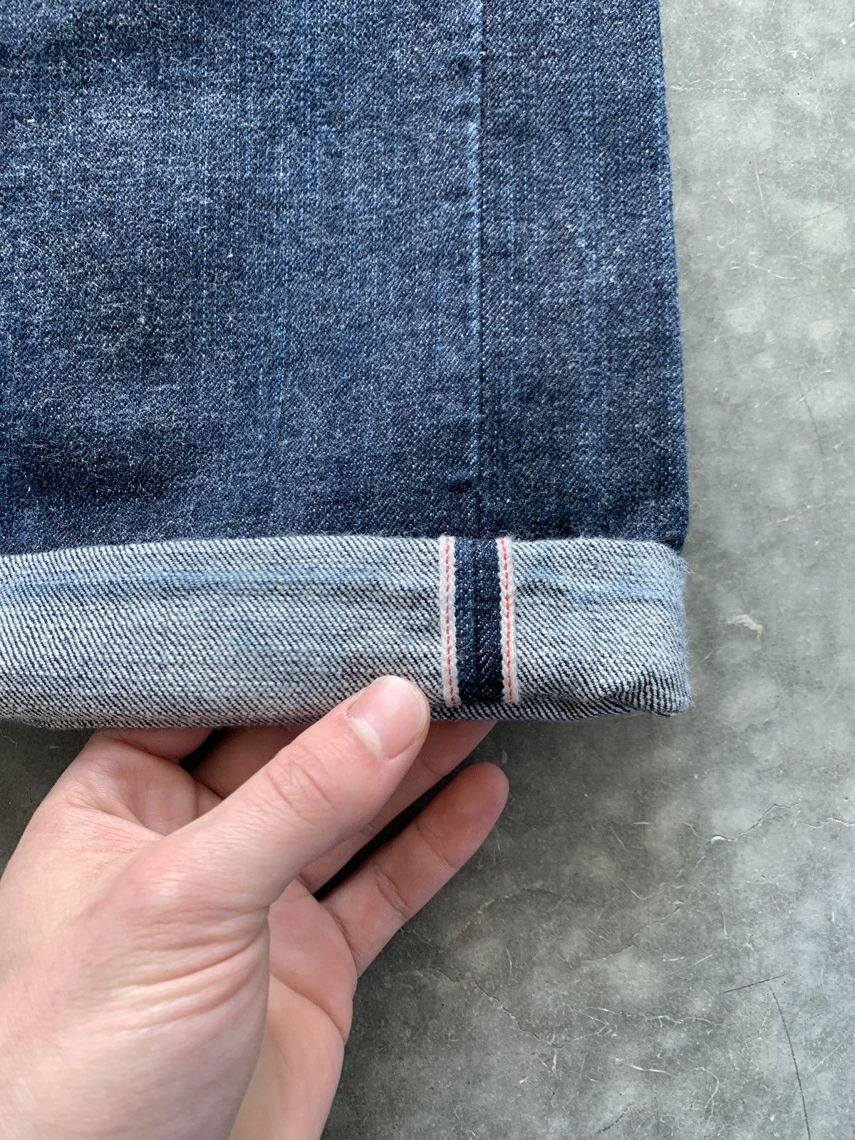 Evisu × Japanese Brand × Vintage 2004 Evisu x McDonalds Selvedge Denim Redline Size US 27 - 2 Thumbnail