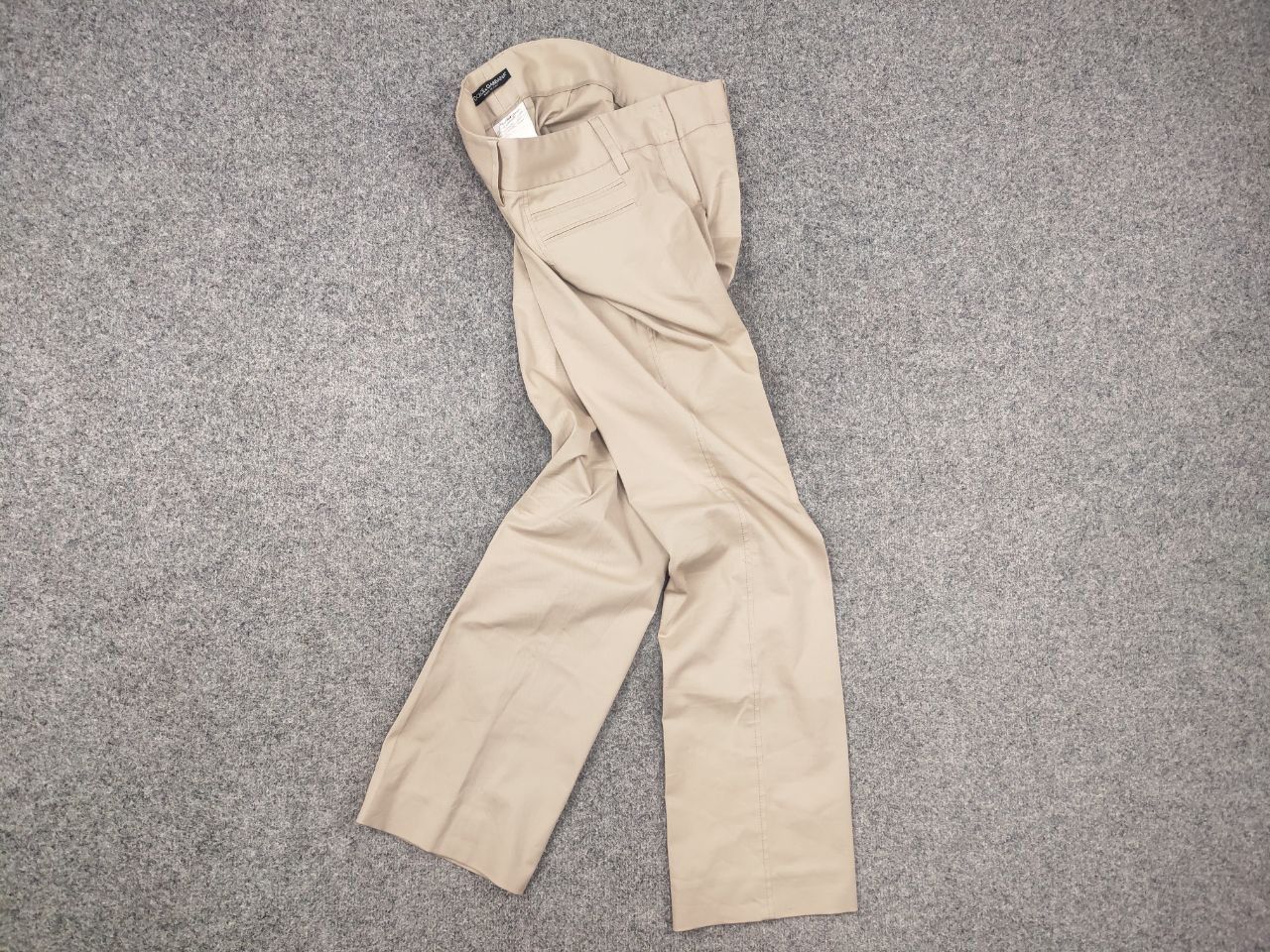 Dolce & Gabbana Dolce & Gabbana Womens Beige Casual Straight Leg Pants Size 30" / US 8 / IT 44 - 7 Thumbnail