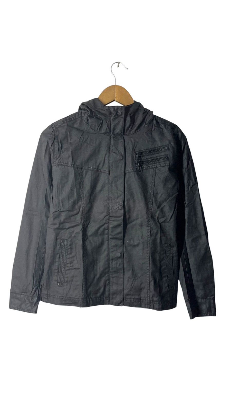 Japanese Brand COATED CLOTH X UNIQLO JAPANESE BRAND DESIGNER JACKET Size M / US 6-8 / IT 42-44 - 2 Thumbnail