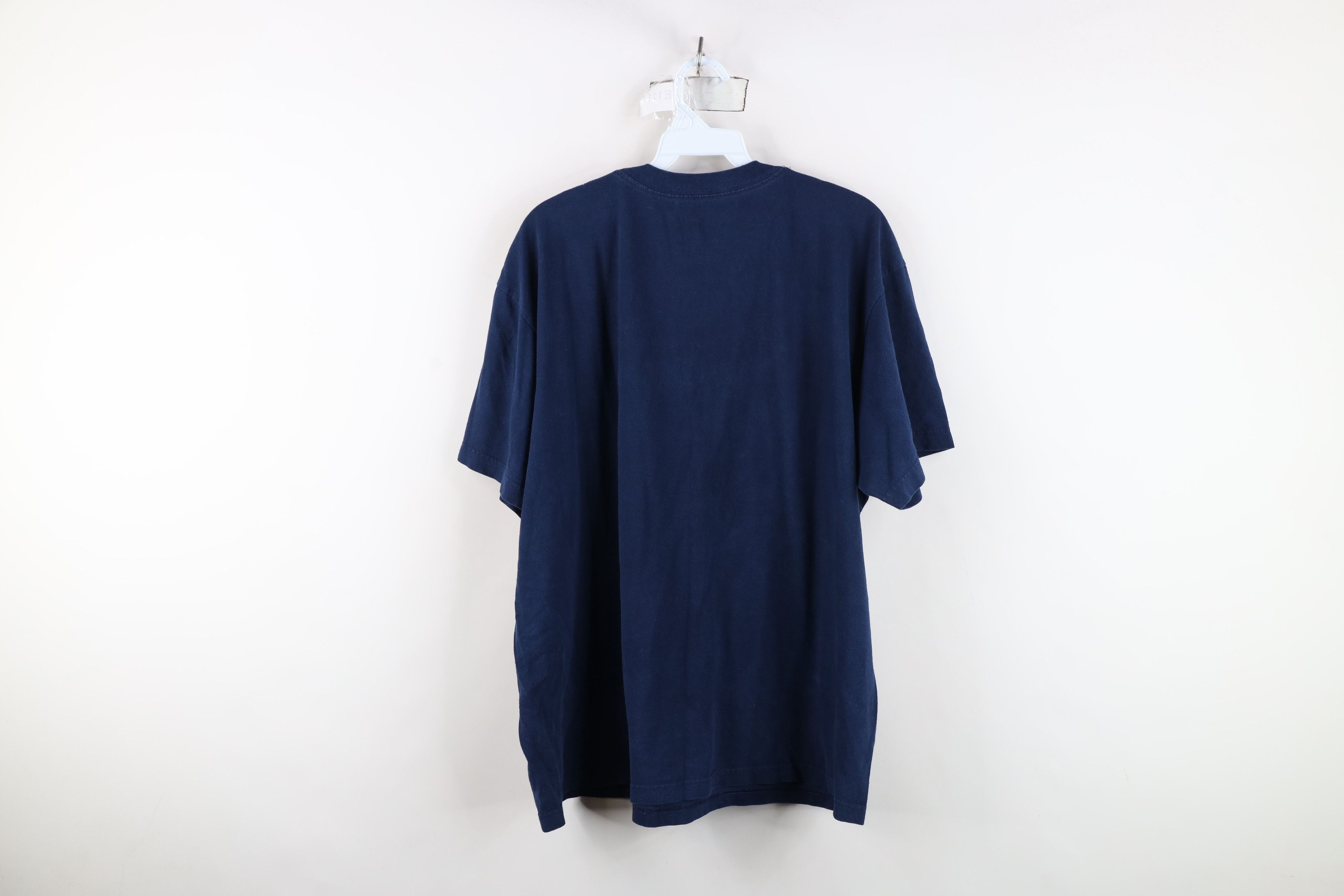 Adidas Vintage Y2K Adidas University of Michigan Hockey T-Shirt Size US XL / EU 56 / 4 - 12 Thumbnail