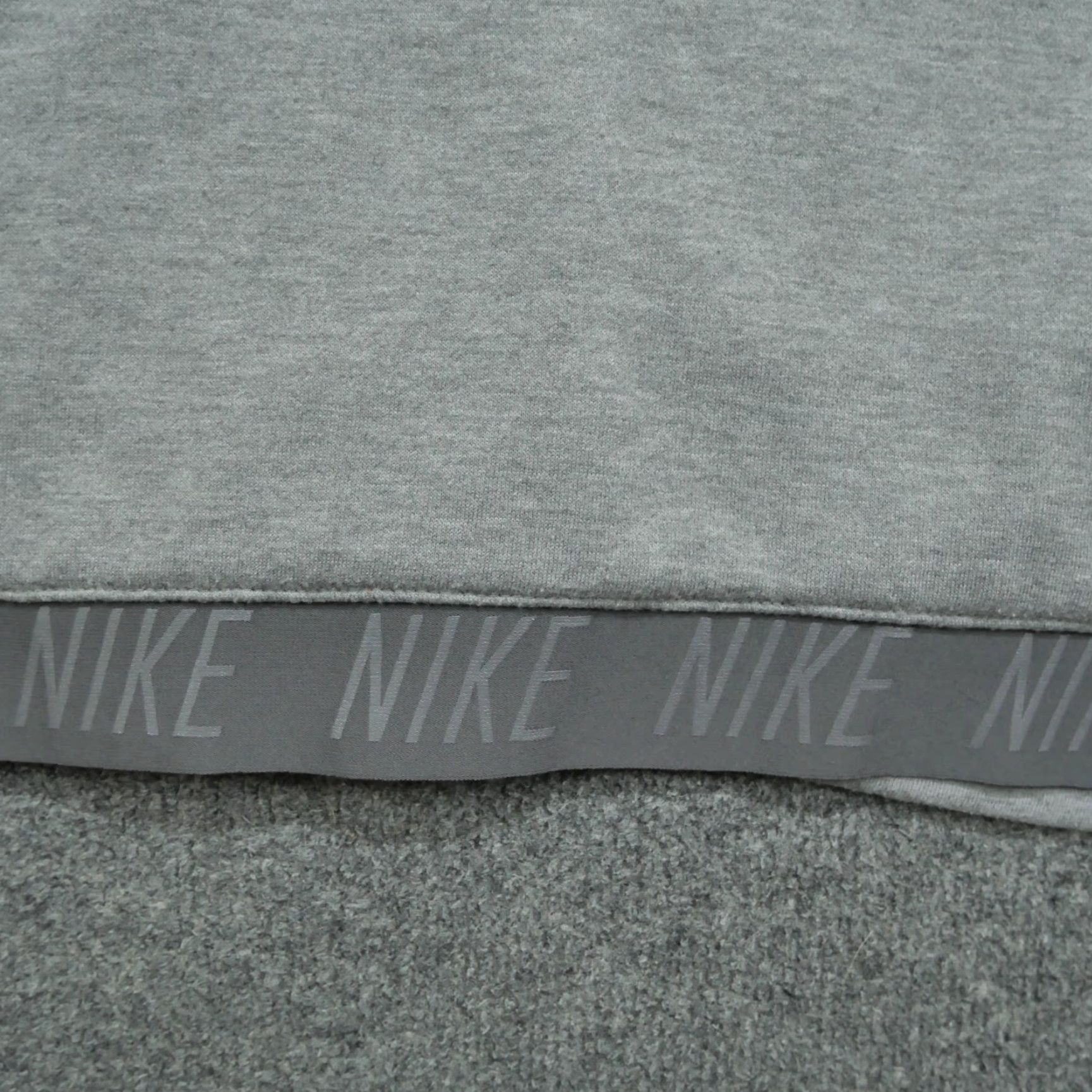 Nike VINTAGE Nike Sweatshirt Womens XL Grey Pullover Mock Neck Pockets Size XL / US 12-14 / IT 48-50 - 4 Thumbnail