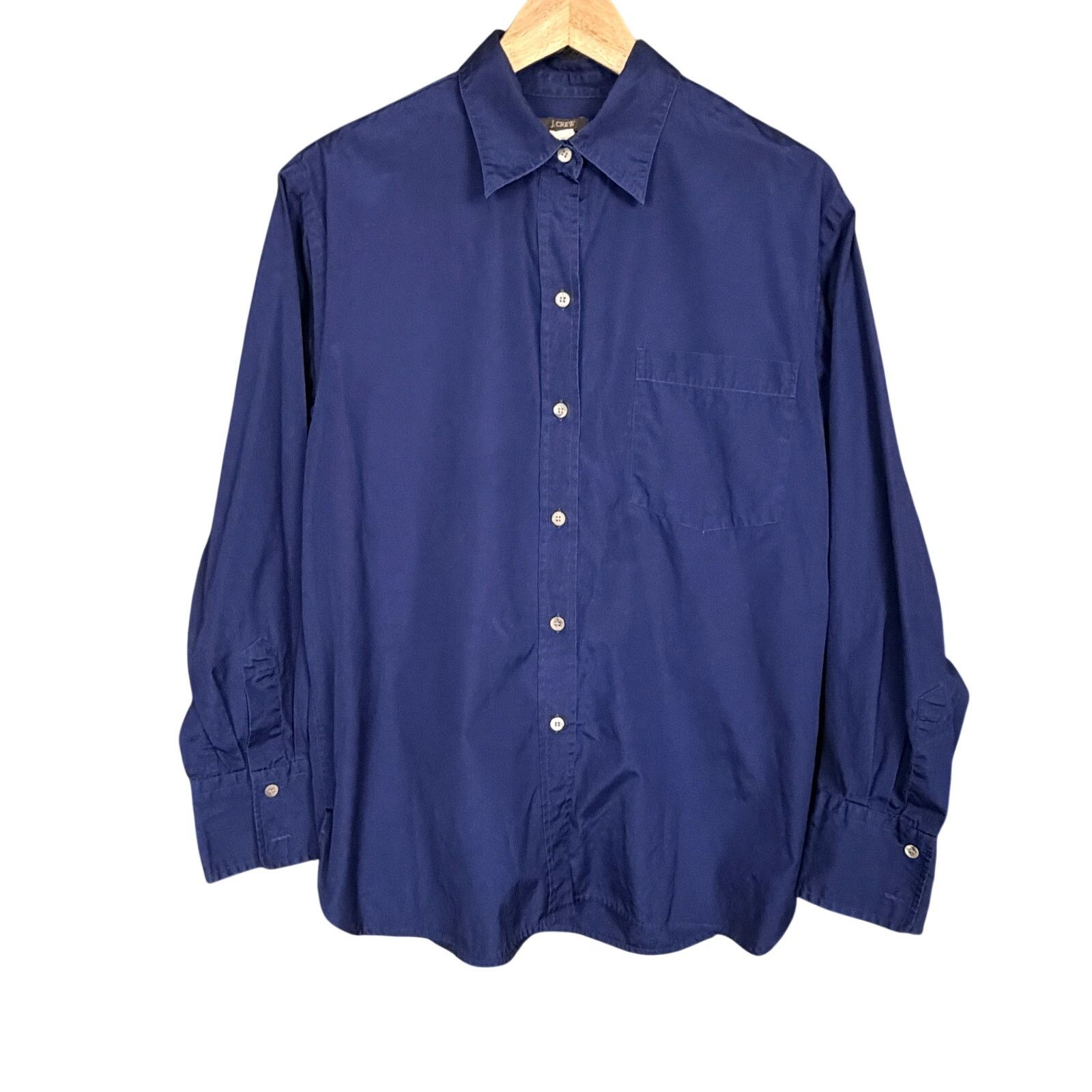 J.Crew J.Crew Dark Blue L/S Button Down Shirt Work Office Cotton M Size US M / EU 48-50 / 2 - 1 Thumbnail