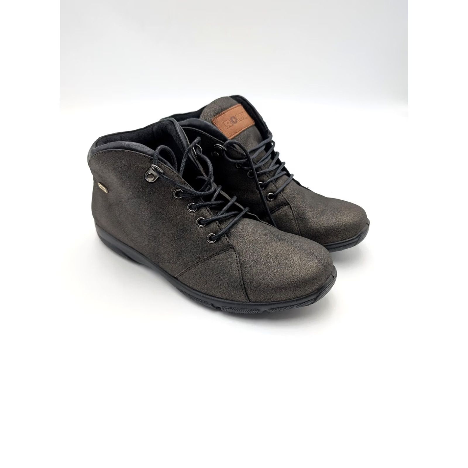 Vintage Romika Snow Boots Womens 5.5 Black TopDry Ankle Waterproof Comfort 17210 Size US 6 / IT 36 - 2 Thumbnail