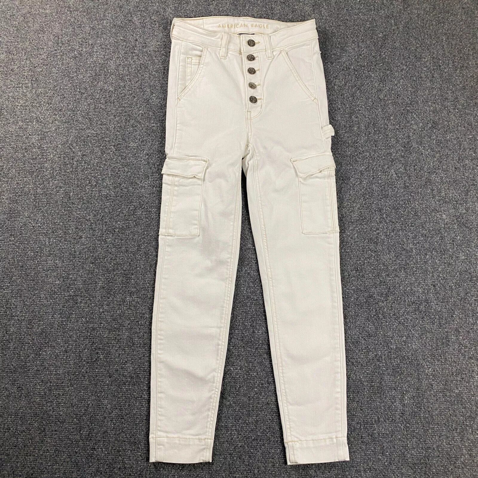 American Eagle Outfitters American Eagle Pants Womens 00 X Short Cargo Hi Rise Jegging Size 24" / US 00 / IT 34 - 1 Thumbnail