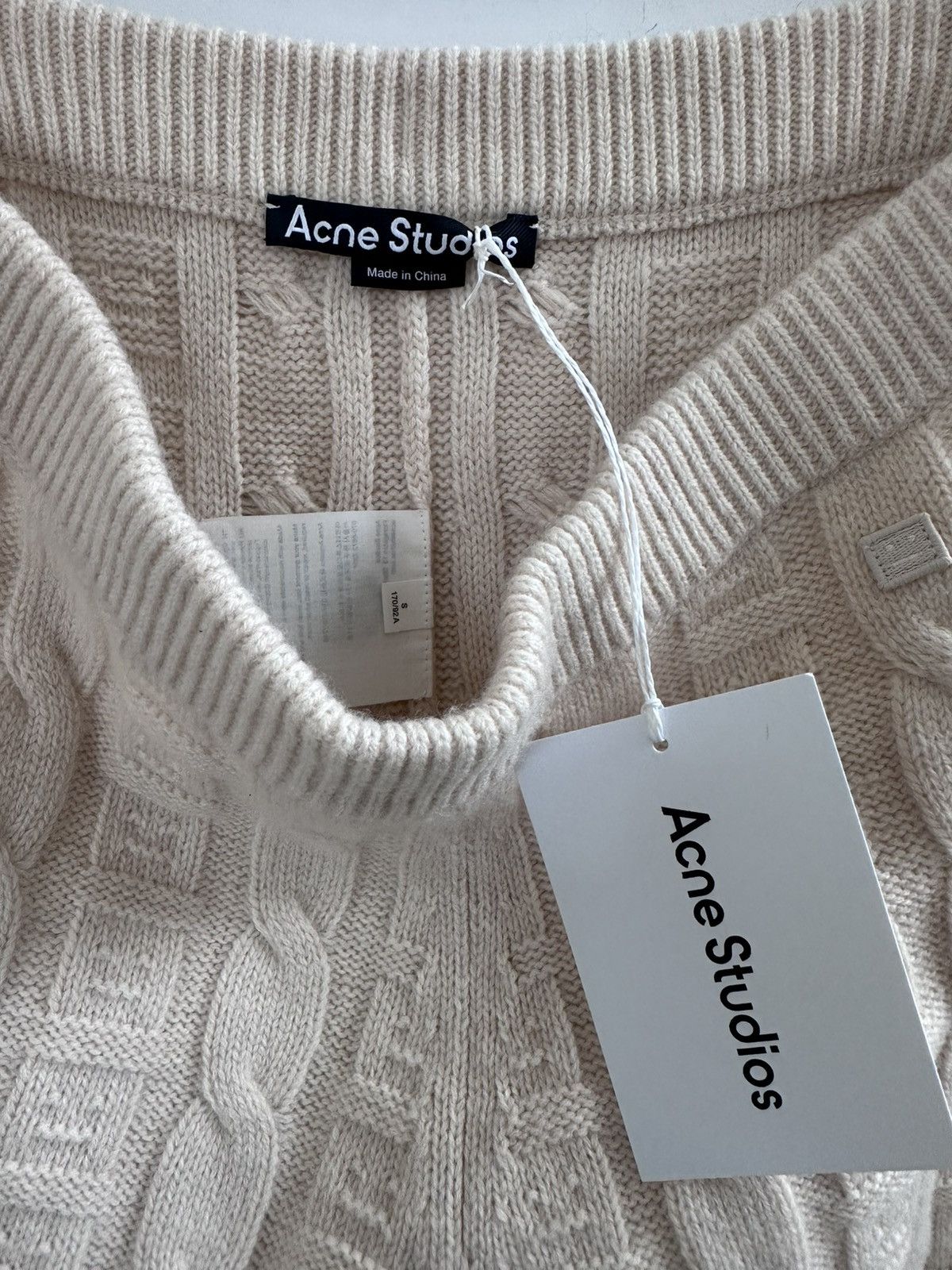 Acne Studios Acne Studios Kong Face Cables Pants in Oatmeal Melange Size 28" / US 6 / IT 42 - 5 Thumbnail