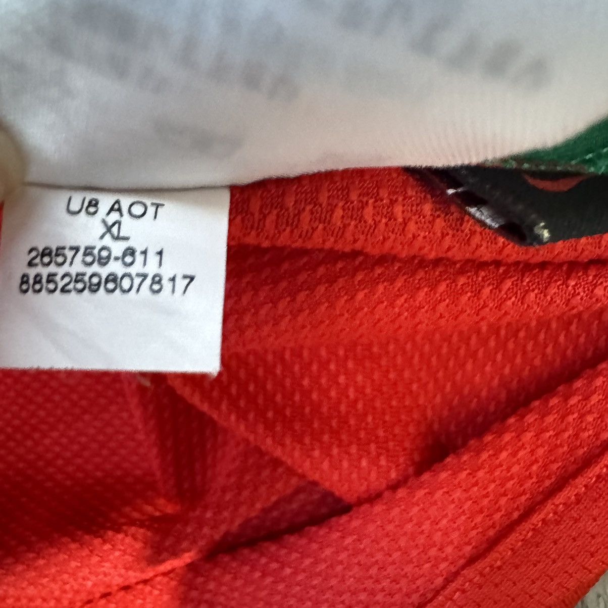Nike Portugal Euro2008 home shirt #7 Ronaldo Size US XL / EU 56 / 4 - 8 Thumbnail