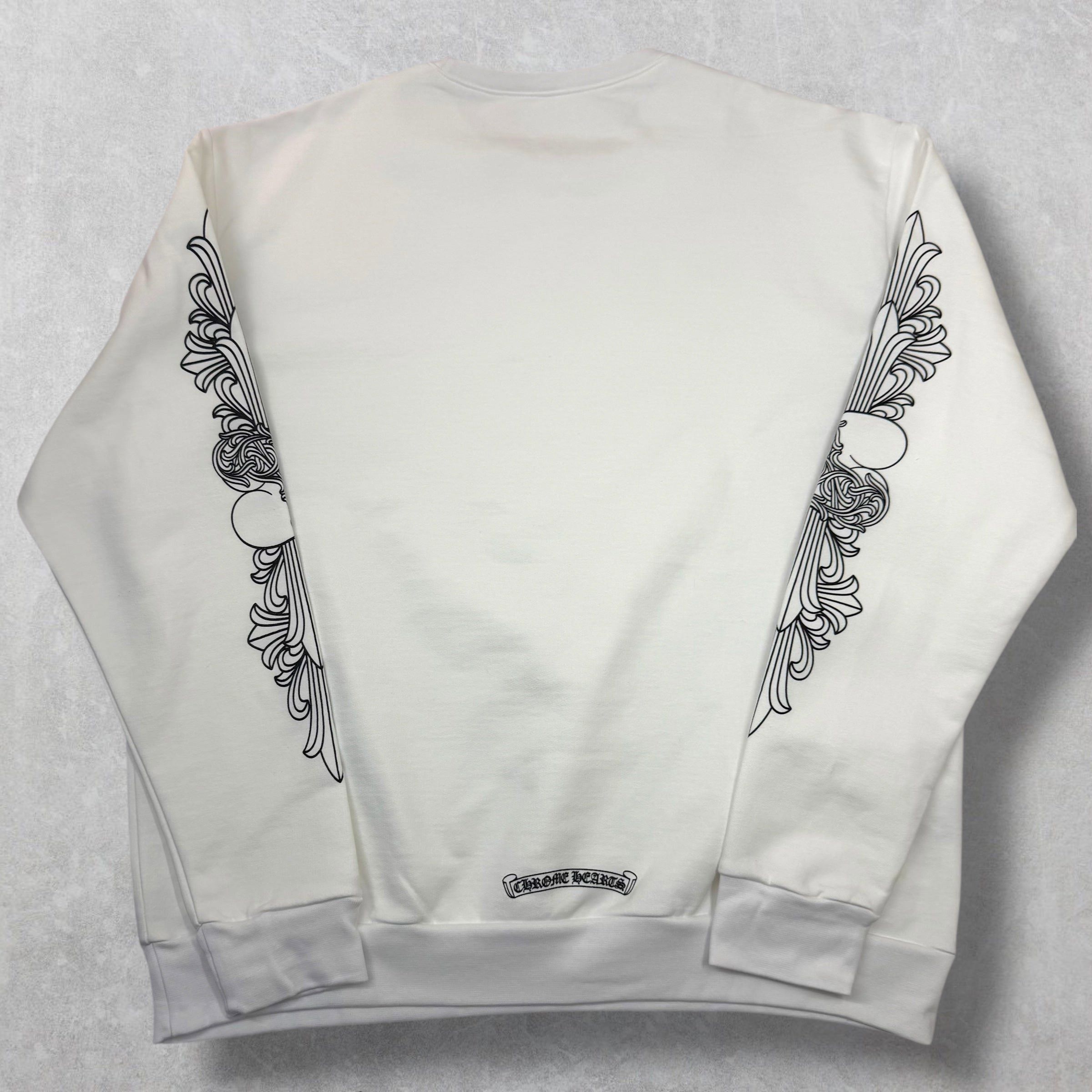 Chrome Hearts Chrome Hearts Love You Floral Crewneck M Size US M / EU 48-50 / 2 - 2 Thumbnail