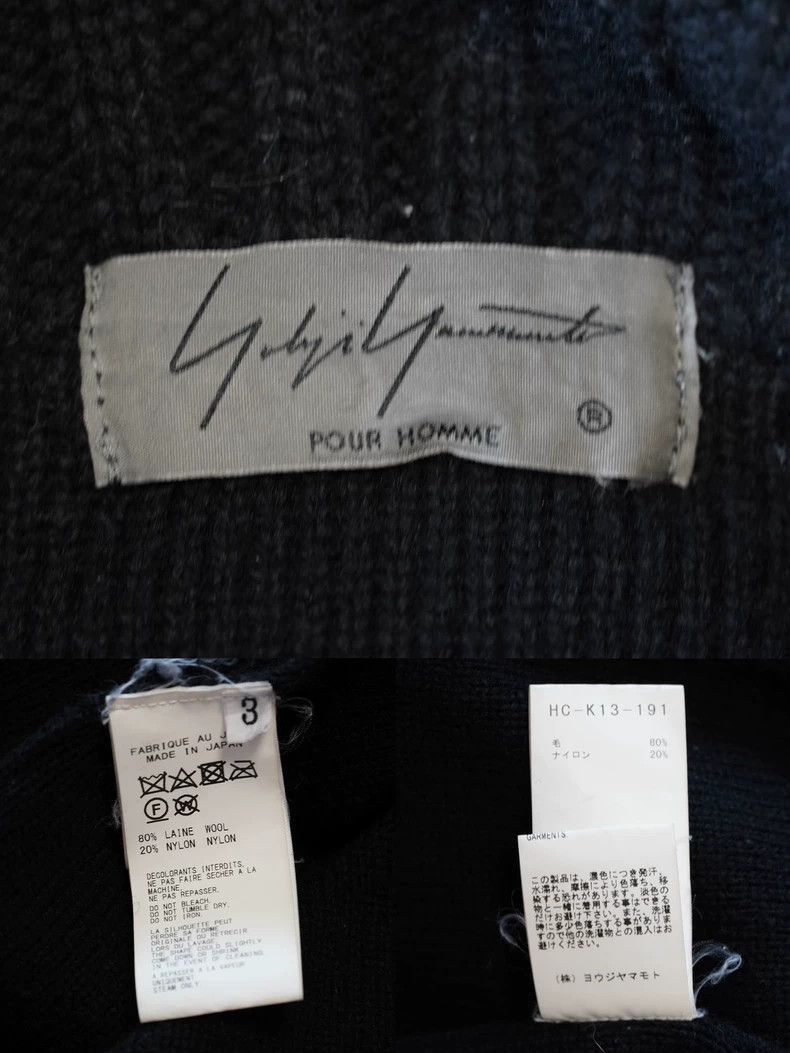 Yohji Yamamoto Yohji Yamamoto Yohji Yamamoto Black Knit Sweater Size US M / EU 48-50 / 2 - 6 Thumbnail
