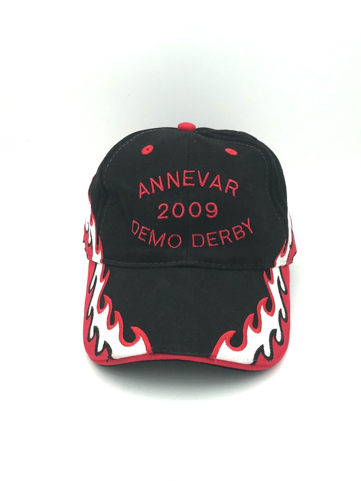 Harley Davidson × Vintage Vintage biker 2000 demo derby flames snapback hat Size ONE SIZE - 2 Thumbnail