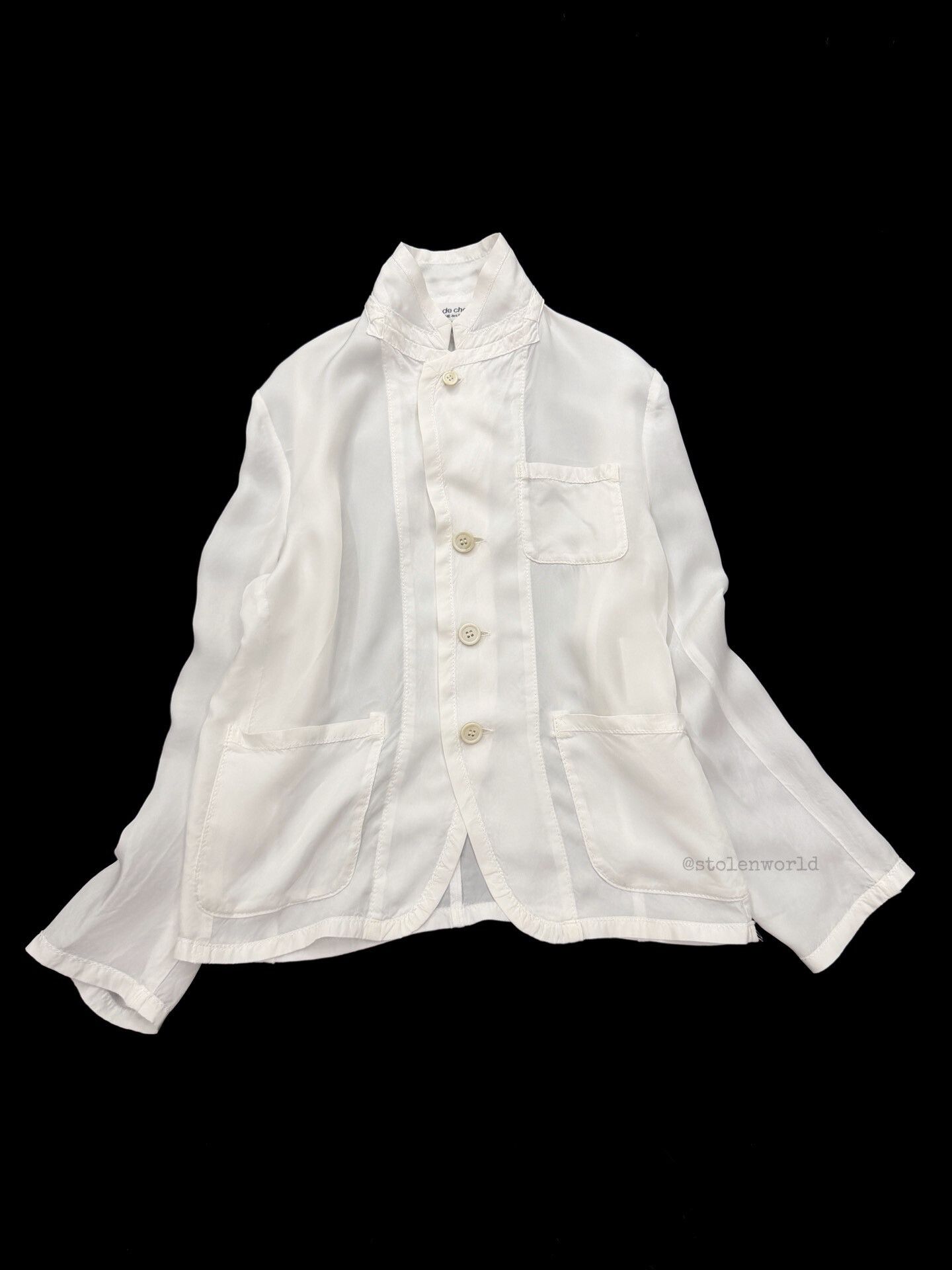 Comme des Garcons Comme des Garçons Cupro Blazer Size M / US 6-8 / IT 42-44 - 1 Thumbnail