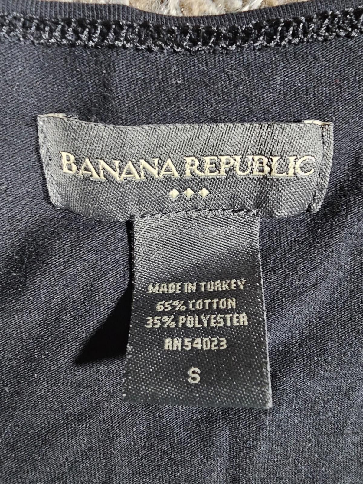Banana Republic Banana Republic Sleeveless Tieback Top Black Small Stain Size S / US 4 / IT 40 - 3 Thumbnail
