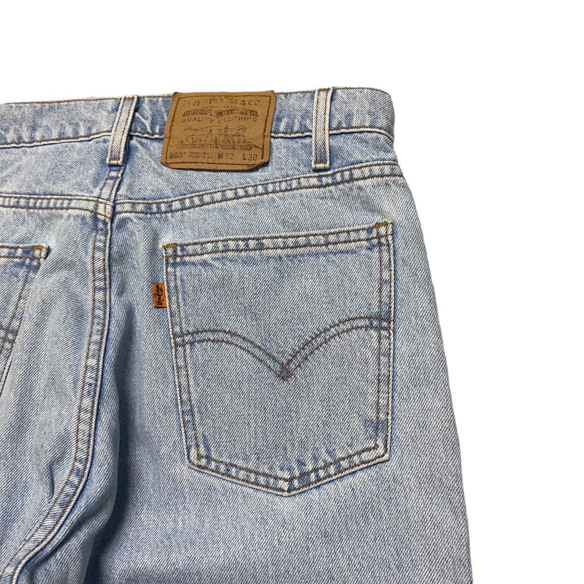 Vintage 90s Levis 505 Orangetab Regular Fit Jeans Lightwash